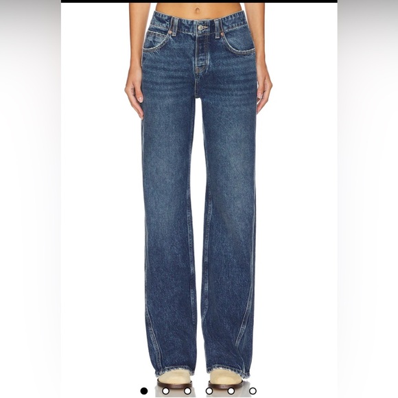 NWT We The Free Free People Expert Advice Mid Rise Flare Jeans - Picture 1 of 9